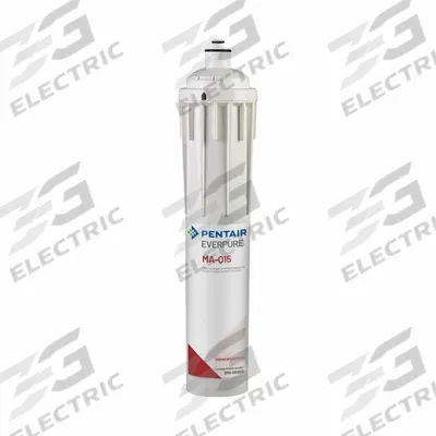 EVERPURE Water Filter Cartridge: 17 1/2 in Overall Ht, 4 in Overall Dia, Carbon - Quick-Connect Water Filters for Reverse Osmosis System