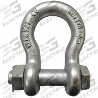 APPROVED VENDOR Anchor Shackle: Anchor Shackle, 13,000 lb Working Load Limit, Carbon Steel, Silver (MPN 55AY30). Key specifications — Body Color: Silver; Brand: APPROVED VENDOR.