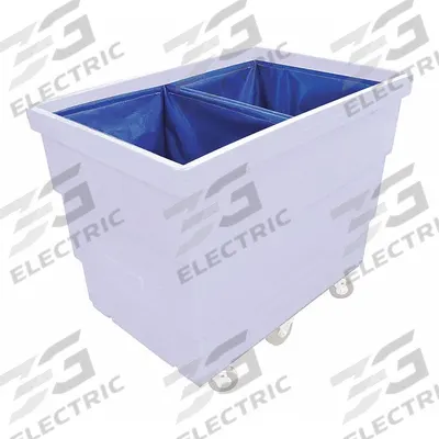 ROYAL BASKET TRUCKS Removable Dividers: G13-BBX-D2N, 43 1/2 in x 29 in x 31 1/2 in, Blue - Removable Dividers for Cube Trucks