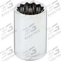WESTWARD Socket: Metric, 1/2 in Drive Size, 11 mm Socket Size, 12-Point, Std, Chrome, Socket (MPN 53YU62). Key specifications — attr1204417: WESTWARD; attr1204392: Chrome.