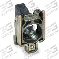 SCHNEIDER ELECTRIC Lamp Module and Contact Block: 22 mm Panel Mounting Size, 1NO/1NC, Clear (MPN ZB4BW035). Key specifications — Brand: SCHNEIDER; Compatible with Series: XB4; Includes Bulb: Bulb Included; Lamp Module Voltage: 110 to 120V AC.