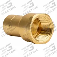 APPROVED VENDOR Adapter: 3/4 in OD x 3/4 in Pipe Size, Tube x FNPT, Brass (MPN LF8228R). Key specifications — Brand: APPROVED VENDOR.