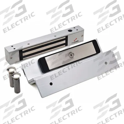 DYNALOCK Electromagnetic Lock: 10 1/2 in Lg, 1 1/4 in Wd - Single-Door Magnetic Locks