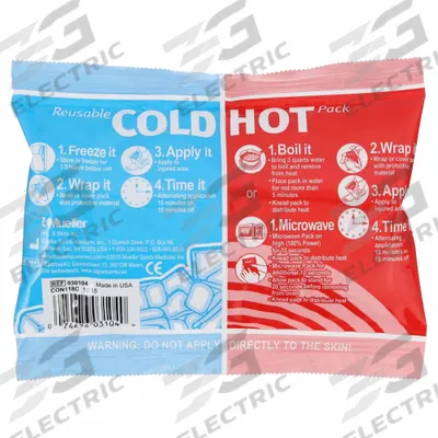 Grainger Reusable Heat/Cold Pack: 4 3/4 in Temp Pack Lg - Reusable Heat & Cold Packs