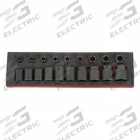 PROTO Impact Socket Sets: 1/2 in Drive Size, Small Set (0-50 pieces) Set Size, 19 Pieces, SAE (MPN J74106KV). Key specifications — attr1204251: PROTO; attr1215453: 1/2 in; attr1215454: 3/8 in to 1-1/2 in.