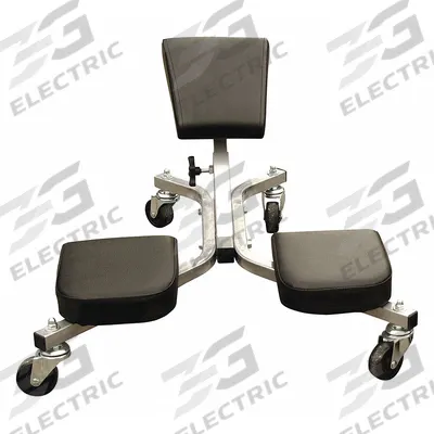 KEYSCO TOOLS Knee Saver Work Seat: Heavy-Duty, Adjustable - Creeper Seats