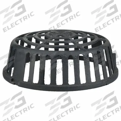 ZURN Dome Strainer: 12 1/2 in Overall Dia, 4 5/8 in Overall Ht, Cast Iron, Unfinished - Domes & Cages for Roof Drains