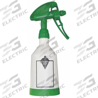 GRAINGER Dual Spray Bottle: 1 L Container Capacity, Stream, Green/White, Green - Bottles with Dual Sprayer