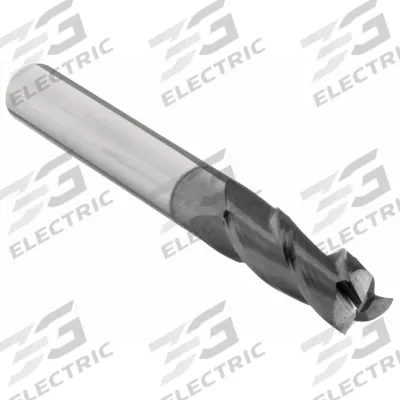 CLEVELAND Square End Mill: Carbide, TiAlN Coated, 4 Flute, 5/16" Mill Dia, 7/8" LOC - General Purpose Carbide Square End Mills