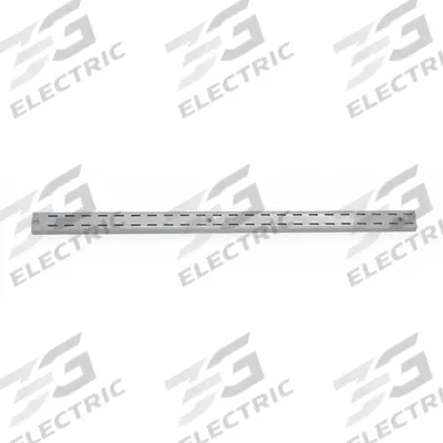 APPROVED VENDOR Double Slotted Standard: Double, 1 1/4 in x 1/2 in x 72 in, Powder Coated - Surface-Mount Slotted Standards
