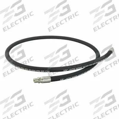 BVA HYDRAULICS Hydraulic Hose Assembly: 3/8 in ID, NPTF x NPTF, 6 ft Lg, Black - BVA Hydraulics Hydraulic Hose Assemblies