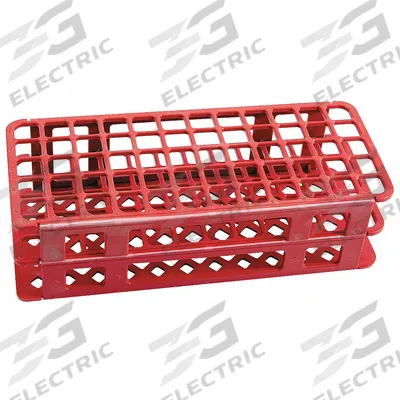 DYNALON Tube Rack: 4 1/4 in Overall Wd, 2 5/8 in Overall Ht, 9 5/8 in Overall Lg - Lab Storage Racks
