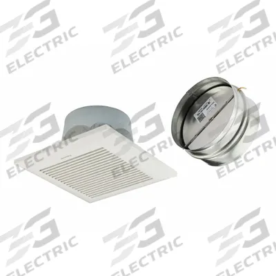 PANASONIC Grille Upgrade Kit: ABS/Aluminum/Galvanized Steel, Galvanized - Upgrade Kits for Bathroom Exhaust Fans