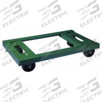 FAIRBANKS General Purpose Dolly: 1,600 lb, Green, 27 in L x 16 in W x 6 in H Deck, (4) Swivel (MPN AI-1627-4HR). Key specifications — Brand: FAIRBANKS; Color: Green; Caster/Wheel Configuration: (4) Swivel; Lip Type: Flush; With Tow Eye: Yes.