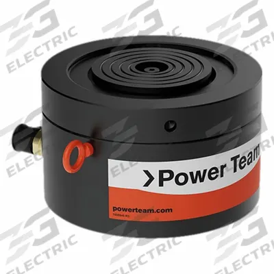 POWER TEAM Lock Nut Hydraulic Rams: 65 ton Nominal Capacity, 2 in Nominal Stroke Lg - Low Profile Lock Nut Rams