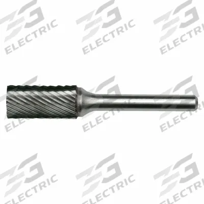 CLE-LINE Carbide Bur: Cylinder, SA-7, Single Cut, 3/4" x 1" Head - Single-Cut Cylinder Burs