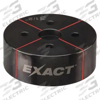 MILWAUKEE Knockout Die: 12 ga Sheet Metal Capacity (Steel), 3 1/2 in Nominal Size, Round, 49-16-2676. Key specifications — attr63418: 49-16-2676; attr63421: MILWAUKEE; attr63425: No; attr63427: Knockout Tools; attr63430: Mild Steel.