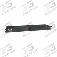 EATON TRIPP LITE PDU: Single-Phase, 120V AC, 13 Outlets, NEMA 5-15R, 1 RU, 1 Front/12 Rear Facing (MPN PDU121506). Key specifications — Plug Type: NEMA 5-15P; Brand: EATON TRIPP LITE; Phase: Single-Phase; Maximum Input Voltage: 120V AC; Receptacle Type: NEMA 5-15R; Mounting Location: Wall; Facing: 1 Front/12 Rear.