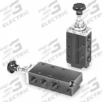 PARKER Manual Air Control Valve: DirectAir 4, Four-Way / Two-Position, Button, 1/4 in Female NPT (MPN 520411000). Key specifications — attr1084737: Aluminum; attr1084764: Manual Air Control Valve; attr1084778: Spool; attr1084767: DirectAir 4; attr1084731: 520411000; attr1084739: PARKER; attr1084765: Spring Return; attr1084768: DirectAir 4.