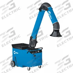 MILLER ELECTRIC Portable Fume Extractor: 875 cfm, 12 ft Arm Lg, MERV 16, Filtair MWX-S (MPN 951512). Key specifications — Manufacturer Part Number: 951512; Brand: MILLER ELECTRIC; Input Voltage (Nominal): 120V.