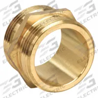 MOON AMERICAN Fire Hose Adapter: 1 1/2 in Compatible Pipe Size, NH x NH, Straight, Brass, Hex, Cast (MPN 358-1521521). Key specifications — attr660750: NH x NH; attr660755: 1-1/2 in x 1-1/2 in.