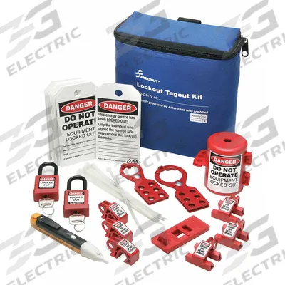 ABILITY ONE Lockout/Tagout Kit: Electrical, Keyed Different Padlocks - Portable Electrical Lockout Kits