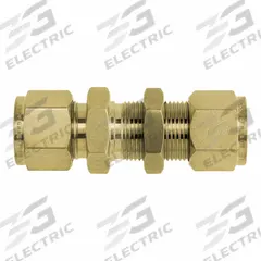 BRENNAN INDUSTRIES Compression Fitting Union: 1/8 in OD x 1/8 in OD Size, Tube x Tube, Brass (MPN N2700-LN-02-02-B). Key specifications — Compatible Fitting Brands: Swagelok; Brand: BRENNAN INDUSTRIES; Series: N2700-LN.