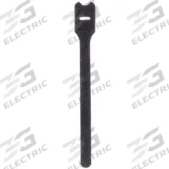 PANDUIT Hook-and-Loop Cable Tie: 8 in Lg, 1.91 in, 0.5 in Wd, Nylon, Black, 10 PK (MPN HLTP2I-X0). Key specifications — Max. Bundle Dia.: 1.91 in; Material: Nylon; Color: Black.