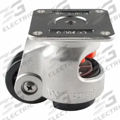 FOOT MASTER Plate Caster: Nylon Tread, 63 mm Wheel Dia, 103 mm Mounting Ht, 1,213 lb Load Capacity (MPN SGDN-80-F-NYN). Key specifications — Brand: FOOT MASTER.