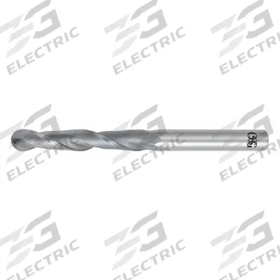 OSG Ball End Mill: Carbide, 2 Flute, 5/8" Mill Dia, 3" LOC, 6" OAL (MPN 482-6250-BN) - General Purpose Carbide Ball End Mills