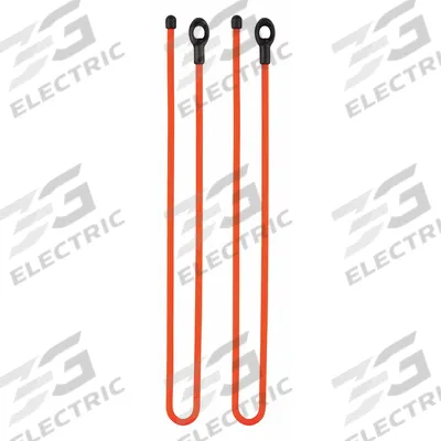 NITE IZE Loopable Gear Tie: Bright Orange, 18 in Lg - Twist-Release Cable Ties