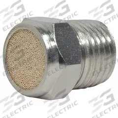 SPEEDAIRE Breather Vent: 1/2 in NPT, 7/8 in Hex Size, Nickel Plated Steel, Bronze, 300°F Max Op Temp (MPN 1EJT8). Key specifications — attr124412: SPEEDAIRE; attr124422: Bronze; attr124426: Nickel Plated Steel.