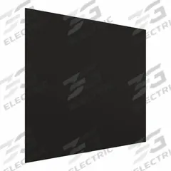 HADRIAN Partition Panel: Stainless Steel, Powder-Coated, Black, 58 in Ht, 64 in Wd, 1 in Thick (MPN 530064-510). Key specifications — Door Swing: Right Hand In/Left Hand Out; Brand: HADRIAN; Color: Black; Finish/Texture: Powder-Coated.
