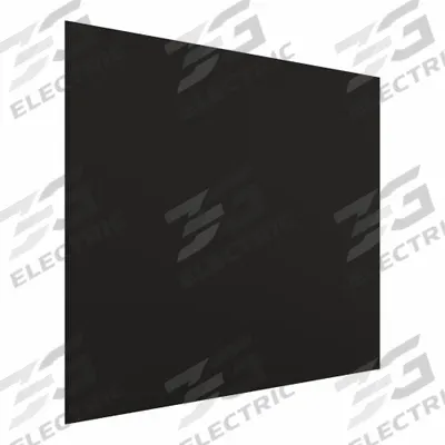 HADRIAN Partition Panel: Stainless Steel, Powder-Coated, Black, 58 in Ht, 64 in Wd - Panels & Panel Posts for Bathroom Partitions