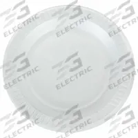 DART Disposable Foam Plate: White, Light-Wt, 9 in Disposable Plate Size, 1 Compartments, 500 PK (MPN 9PWCR). Key specifications — Shape: Round; Coating/Lining: Uncoated/Unlined; Material: Foam; Microwave Safe: No; Pattern: Patternless; Product Type: Dinner Plate; Brand: DART.