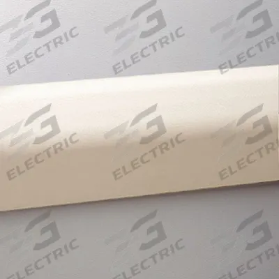 PAWLING Wall Guard: WG-30, PVC, Champagne, 4 1/8 in Overall Ht - PVC Crash Rails & Bumper Guards