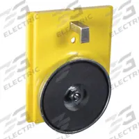 RETRACTA-BELT Magnetic/Clip Mount Plate: Yellow, 4 in Overall Ht, Magnetic-Mount (MPN WP412M-YW). Key specifications — attr193628: RETRACTA-BELT; attr981604: Retracta-Belt® 15, 20, 25 or 30 ft Wall Mounts; attr981606: Polycarbonate; attr981612: Magnetic/Clip Wall Mount Plate; attr1005082: Magnetic-Mount.