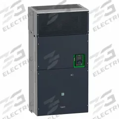 SCHNEIDER Variable Frequency Drive: In Phase Three, Out Phase Three, 400 hp, IP21, No Bypass (MPN ATV930C25N4C). Key specifications — Style: Compact; Color: Black/Green; Output Phase: Three.