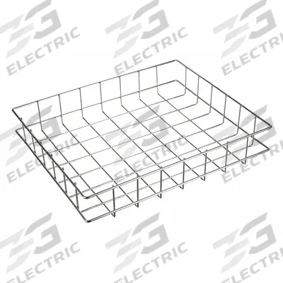MARLIN STEEL WIRE Storage Basket: Steel, Powder Coated, Silver, Wall (MPN 02035006-38) - Machining