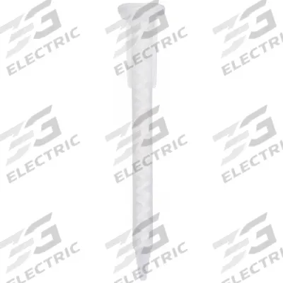 WESTWARD Mixing Nozzle: For 1:1/2:1 Mix Ratios, Clear, 4 in Long, Stepped Taper Tip - Mixing Nozzles