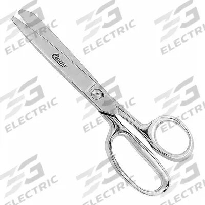 CLAUSS Shears: Right-Hand, 8 in Overall Lg, Straight, Steel, Rounded - All-Metal Scissors