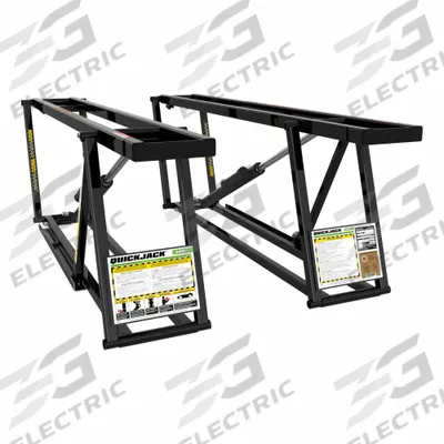 QUICKJACK Portable Car Lift: 6,000 lb Load Capacity, 24 in Max Lift Ht, 3 in Min Lift Ht - Portable Scissor Lifts
