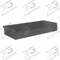 APPROVED VENDOR Tray: 36 in Overall Lg, 15 in Overall Wd, 6 in Overall Ht, Steel, Gray (MPN TR-1502-95). Key specifications — Material: Steel; Color: Gray; Brand: APPROVED VENDOR; Product Type: Shelf; For Use With: Adjust-A-Tray Trucks; Compatible Grainger Part Number: 19G726.