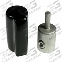 BURNDY Compression Pin Terminal: 2 AWG Pin Size, Straight Pin Orientation (MPN KAP1/0). Key specifications — Brand: BURNDY; For Conductor Material: Copper.