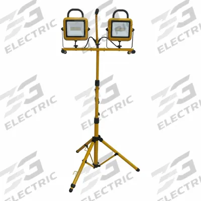 APPROVED VENDOR Tripod Job Site Light: 13,200 lm Max Brightness, LED, 1, 1 Brightness Levels - Tripod Stand Lights
