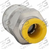 PARKER Push-Fit Adapter Fitting: 6 mm OD x 1/8 in Pipe Size, Push-to-Connect x BSPT, Brass, Silver (MPN W68PLP-6M-2R). Key specifications — Brand: PARKER.
