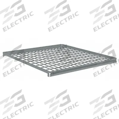 TENNSCO Shelf: 36 in x 36 in, 850 lb Load Capacity, Steel, 5 ga Decking, Gray - Wire Decking Shelf Kits for Boltless Shelving