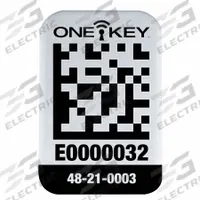 MILWAUKEE Asset ID Tag: Adhesive Tag, 100 Tags Included, (100) Labels/(2) Cardboard Inserts (MPN 48-21-0003). Key specifications — attr1255690: (2) Cardboard Inserts; attr1255694: Adhesive; attr1255705: Adhesive Tag.