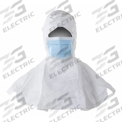 TYVEK Hood and Mask: ISO 4 (Class 10) and above, Polyethylene, Sterile, Not Clean Processed - ISO 4 Sterile Hoods