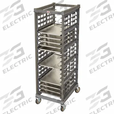 CAMBRO Bun Pan/Sheetpan Rack: 20 Slots, 3 in Betw Shelves, 350 lb Capac, 25 1/2 in Wd - Plastic Sheet Pan Racks